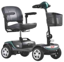 Scooter 4 ruote elettrico di piccole dimensioni per anziani