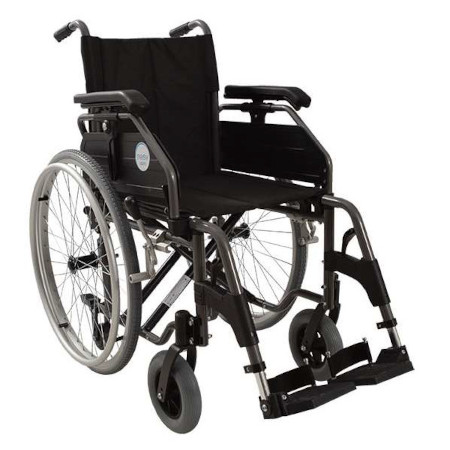 Carrozzina leggera autospinta in alluminio doppia crocera