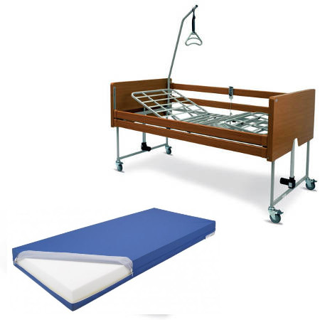 Letto malati elettrico + Materasso antidecubito Clinico