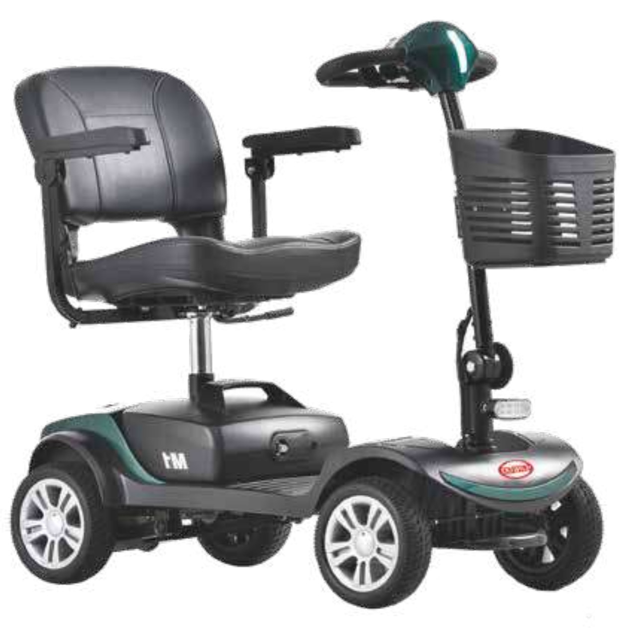 Scooter 4 ruote elettrico di piccole dimensioni per anziani