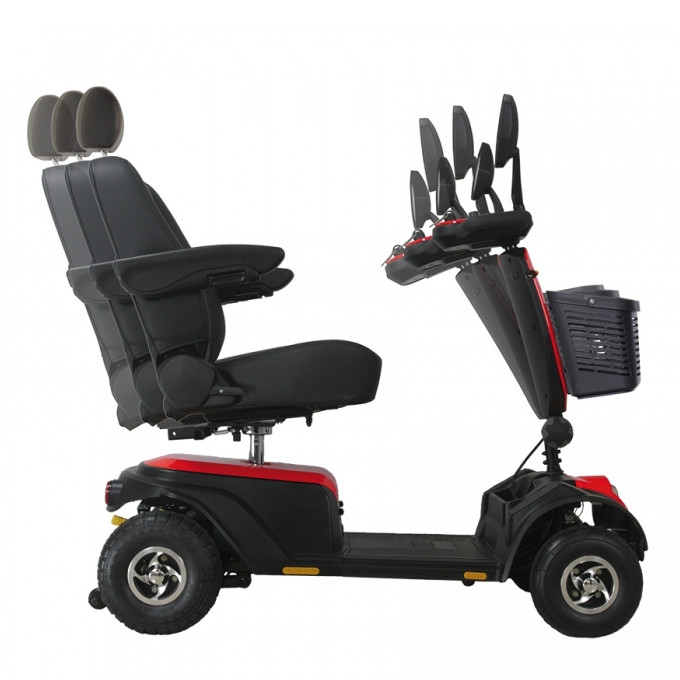 Scooter elettrico 4 ruote con ammortizzatori