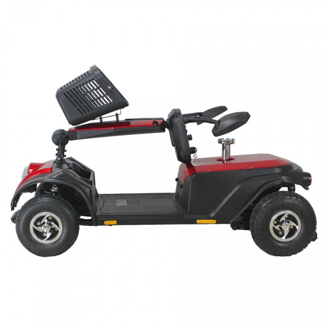 Scooter elettrico 4 ruote con ammortizzatori