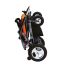 Carrozzina elettrica pieghevole con batteria estraibile