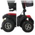Scooter elettrico 4 ruote con ammortizzatori