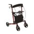 Deambulatore compatto Rollator pieghevole con 4 ruote RP530