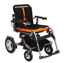 Carrozzina elettrica pieghevole con batteria estraibile