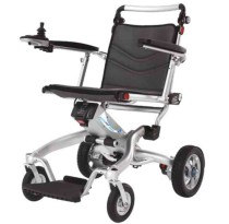 Carrozzina elettrica pieghevole leggera in alluminio