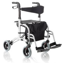 Rollator pieghevole in alluminio doppia funzione MRP-525