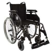 Carrozzina leggera autospinta in alluminio doppia crocera