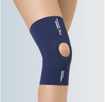 Ginocchiera con stabilizzatore rotuleo ad anello in silicone Phyloetek 40
