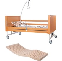 Letto da degenza elettrico da una piazza mezza + Materasso antidecubito