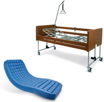 Letto malati elettrico + Materasso antidecubito Polyplot