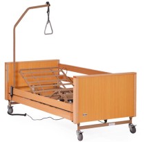 Letto ortopedico in legno ad altezza variabile totalmente elettrico