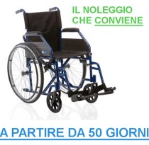 Noleggio carrozzina pieghevole ad autospinta